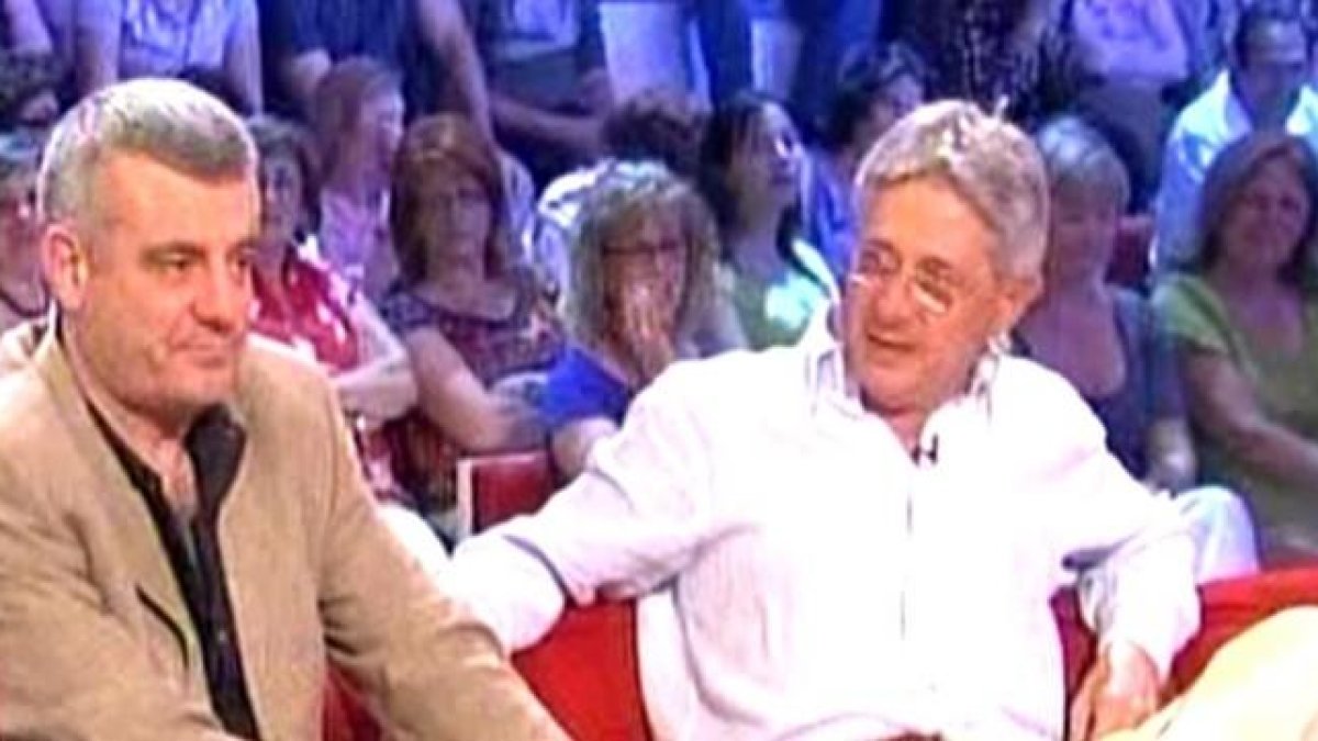 Josema Yuste y Millán Salcedo, antiguos componentes del dúo cómico Martes y 13.-