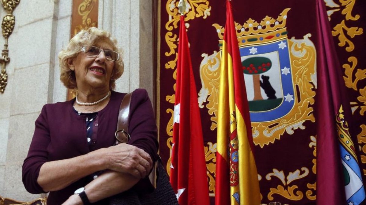 La alcaldesa de Madrid, Manuela Carmena, llega al ecuador de su mandato.-MARISCAL