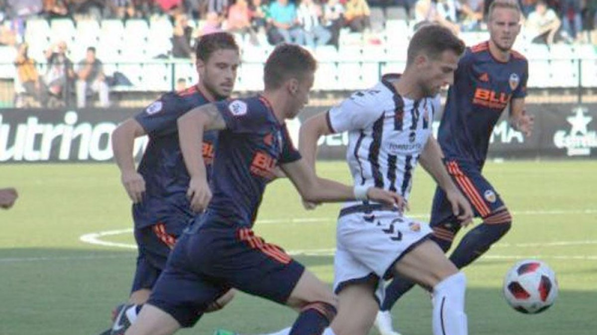 Máyor durante un encuentro con el CD Castellón esta temporada.-CASTELLON INFORMACION.COM