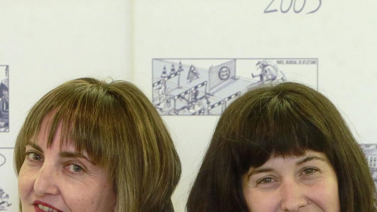 Belén Contreras y Belén Serrano estarán el próximo jueves en el Foro Solidario para presentar la asociación.-RAÚL G. OCHOA