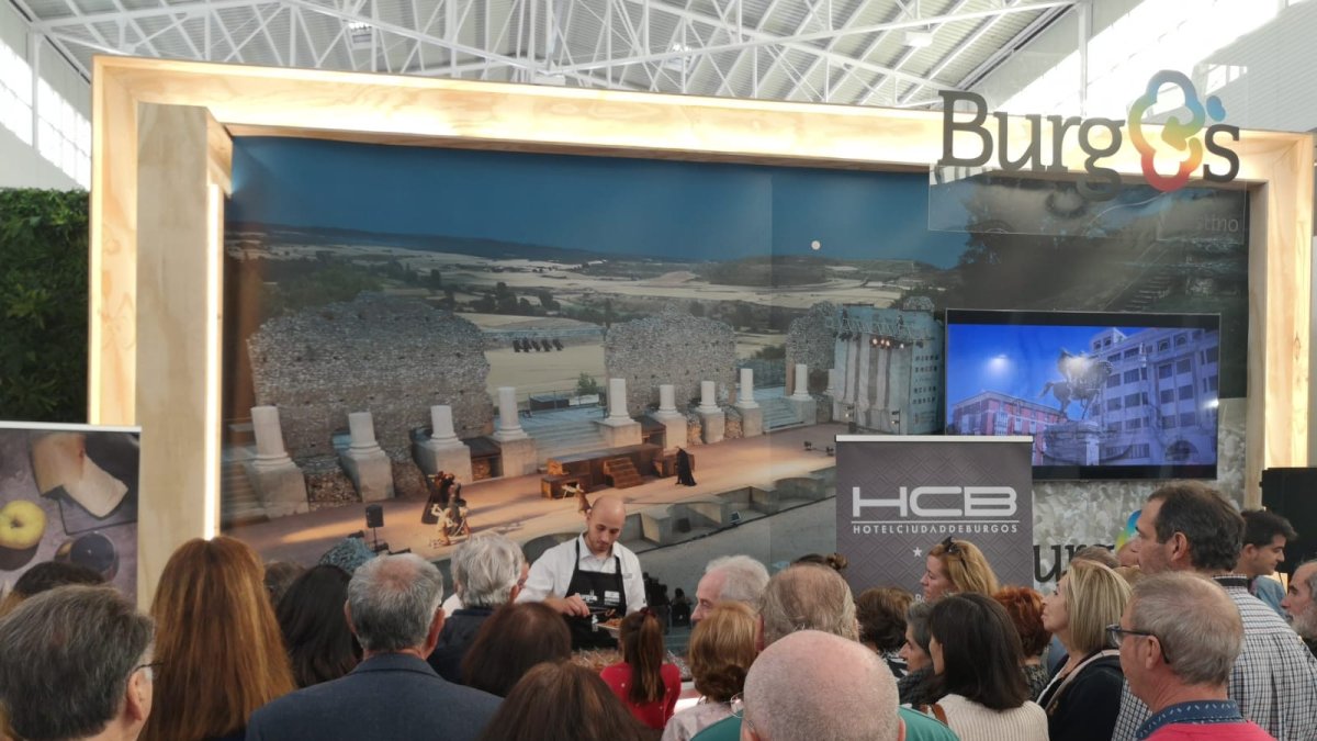 Encuentro gastronómico de Burgos ciudad creativa de la gastronomía, celebrado en Fitur.