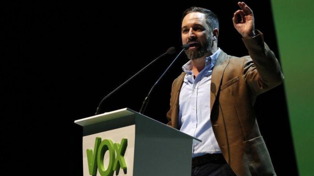 Santiago Abascal, presidente de Vox.-AP / MANU FERNÁNDEZ