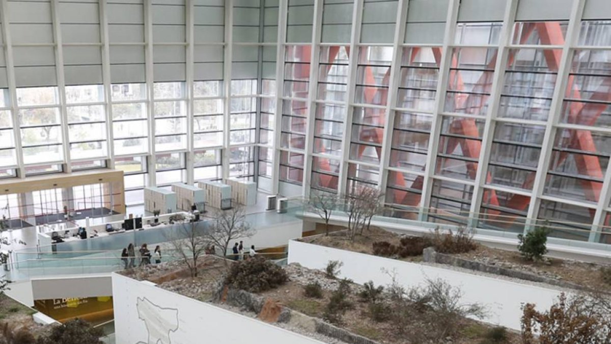 Vista interior de las instalaciones del Museo de la Evolución.-RAÚL G. OCHOA