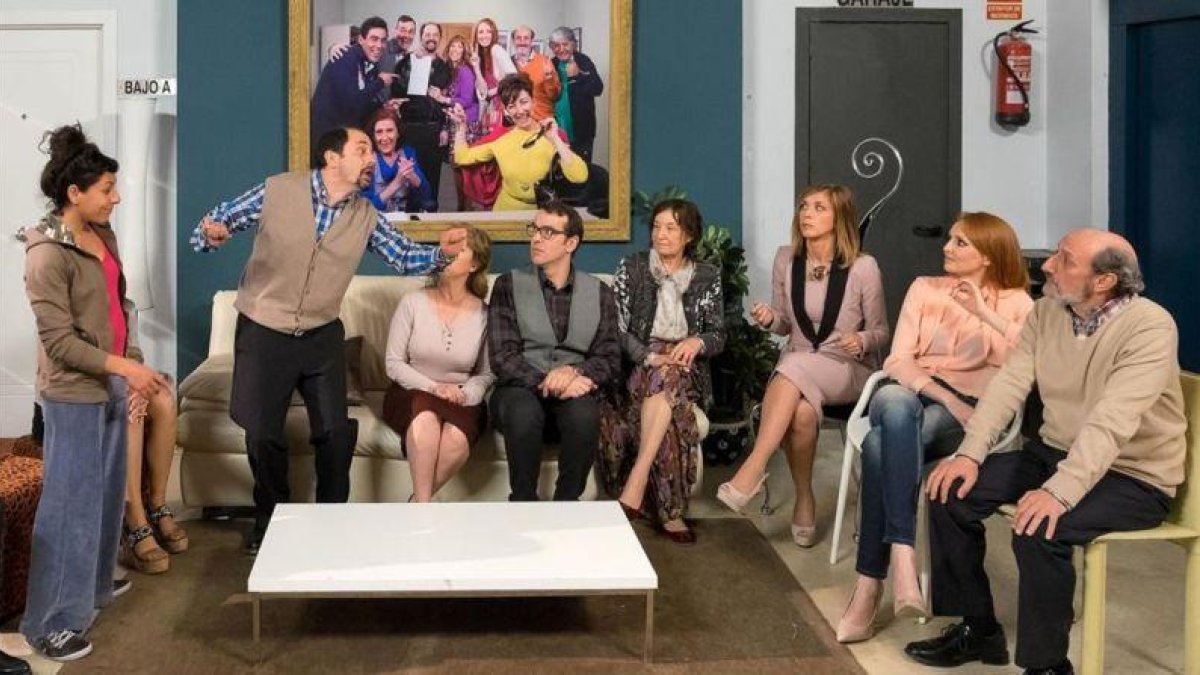 Imagen de la serie de Tele 5 ' La que se avecina', una de las preferidas por los 'millennials'.-EL PERIÓDICO