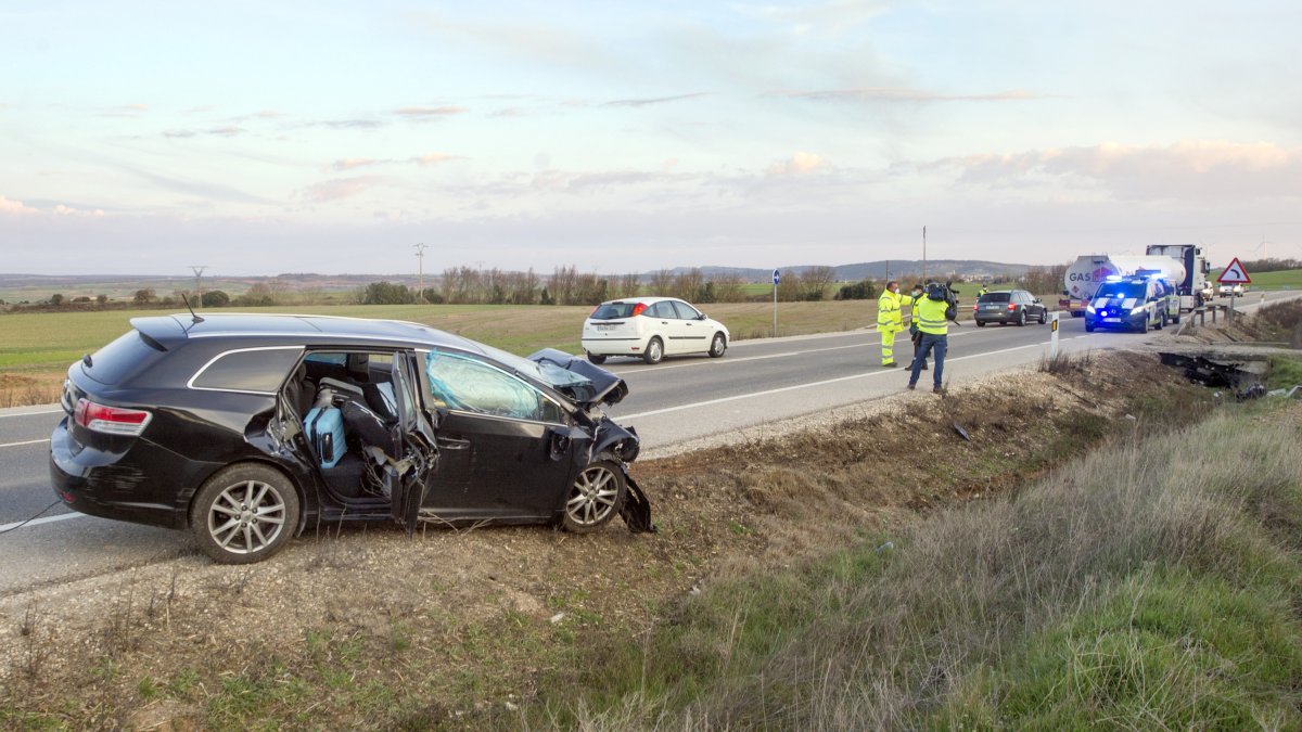 Imagen del accidente. ISRAEL L. MURILLO
