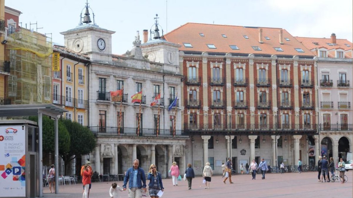 Imagen de la Casa Consistorial, en el número 1 de la Plaza Mayor.-ISRAEL L. MURILLO