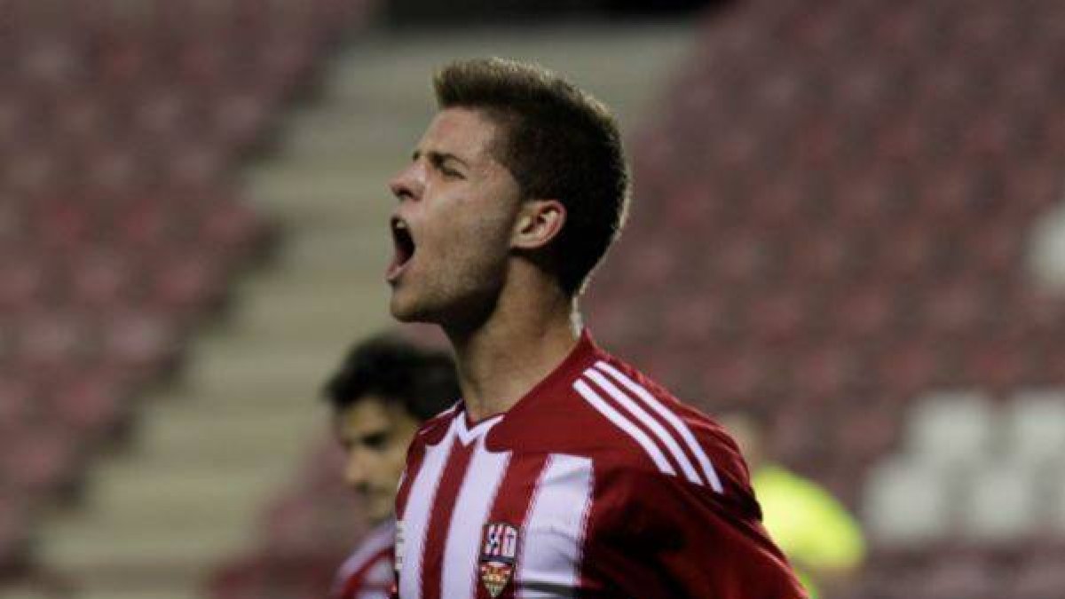 Mario Barco en su etapa como jugador del UD Logroñés.-