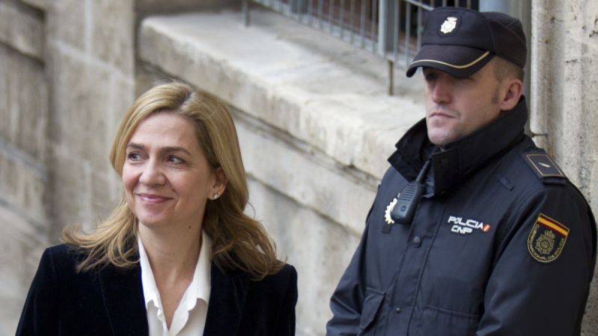 La infanta Cristina.-Foto: AFP