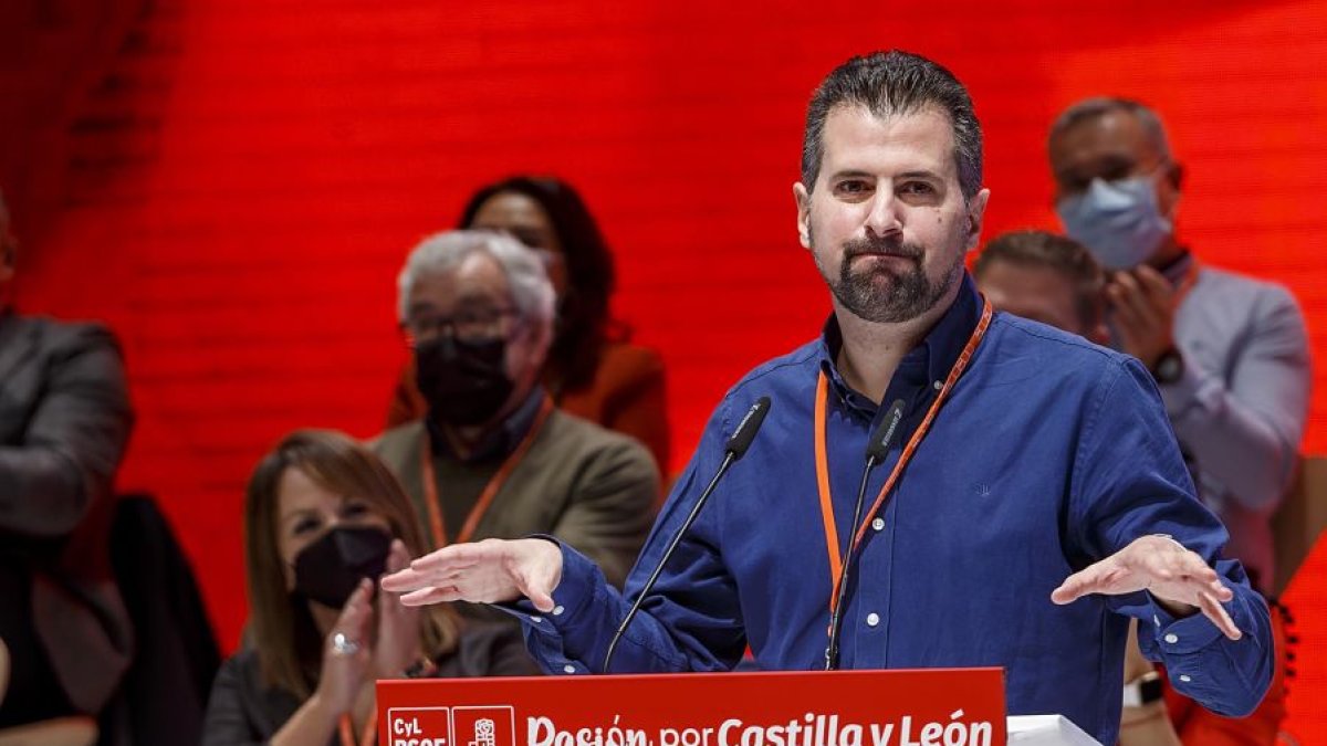 El secretario general del PSCyL, Luis Tudanca. SANTI OTERO