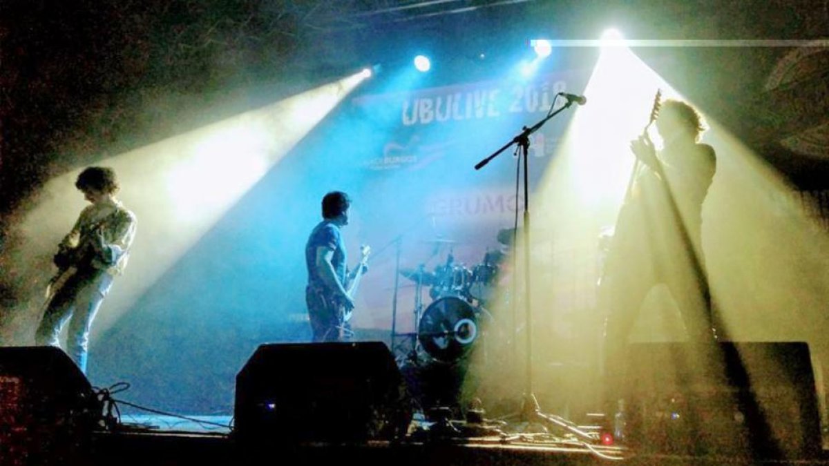 Grumo, durante su concierto en la fase previa el miércoles 21.-Facebook Grumo