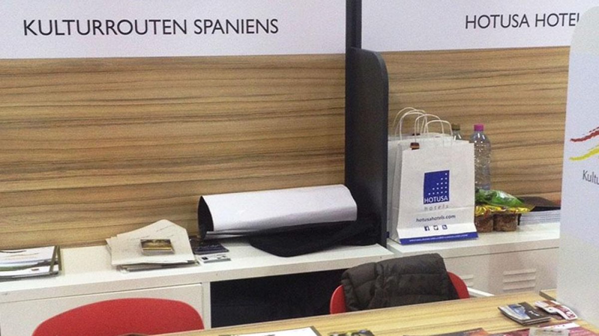 En la feria berlinesa están presentes ambas rutas por tierras burgalesas.-ECB