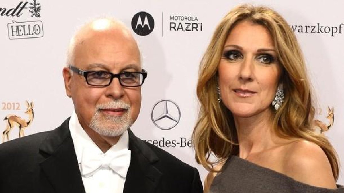 René Angelil y Céline Dion, en noviembre del 2012.-AFP / JOHN MACDOUGALL