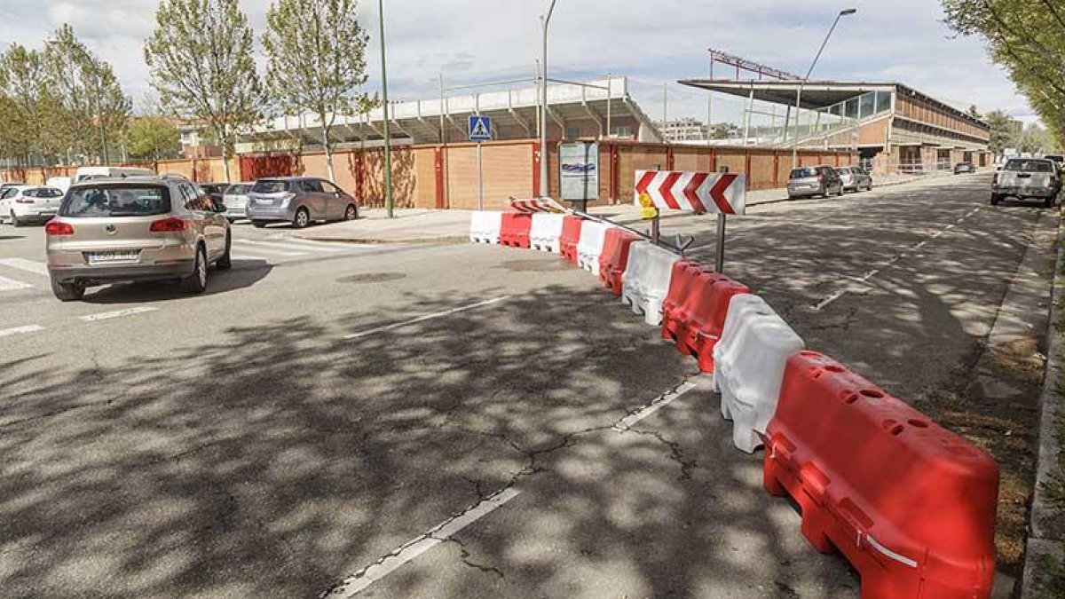 La zona está ya cortada al paso de vehículos, entre Cruz Roja y La Chopera.-SANTI OTERO