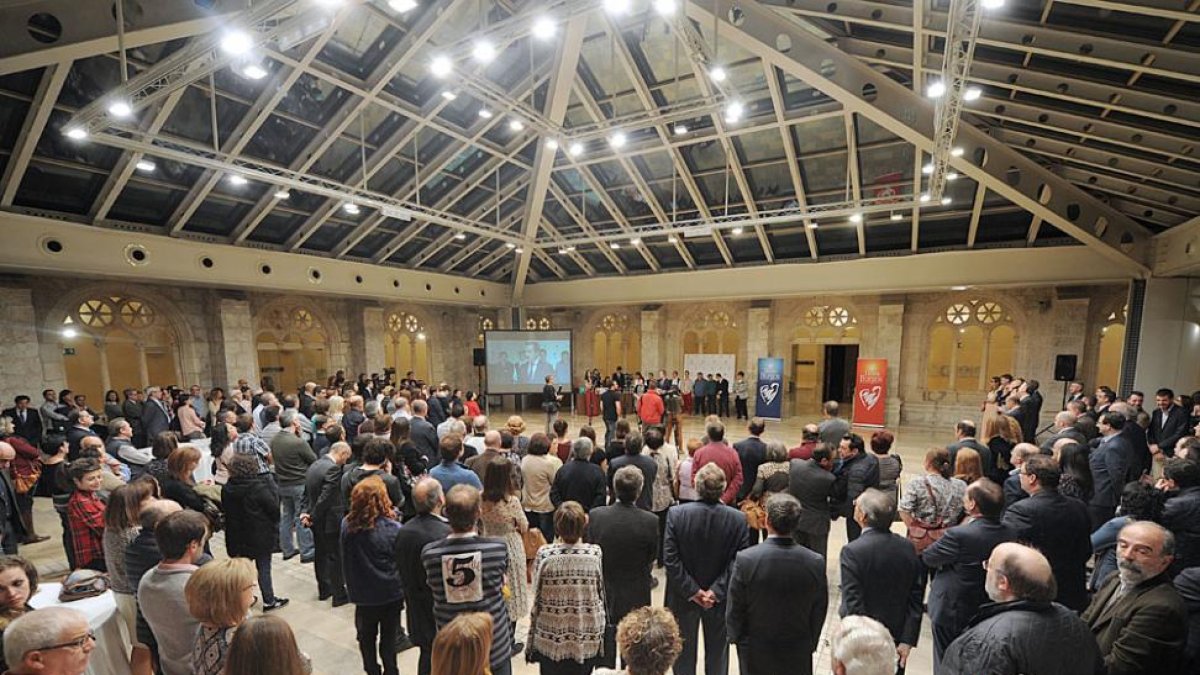 Vista general de la XII Gala Síndrome de Down Burgos- Club Empresarios Estela.