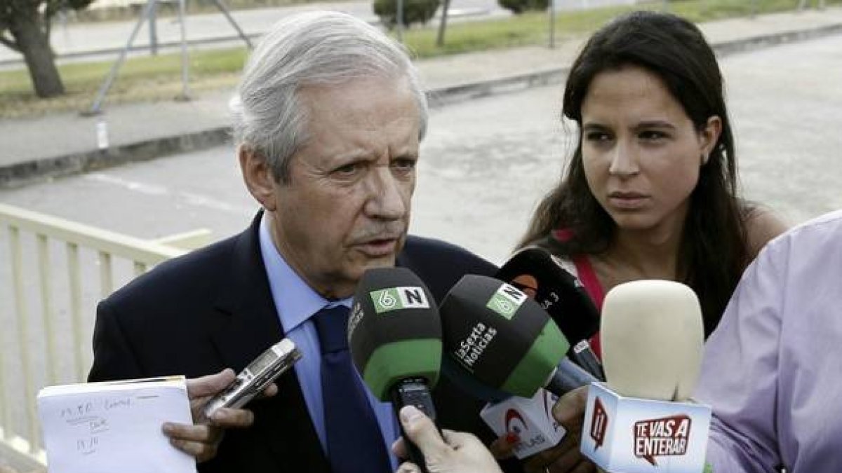 Javier Gómez de Liaño, en una imagen de archivo, a su salida de la cárcel de Soto del Real.-Foto:  EFE / BALLESTEROS