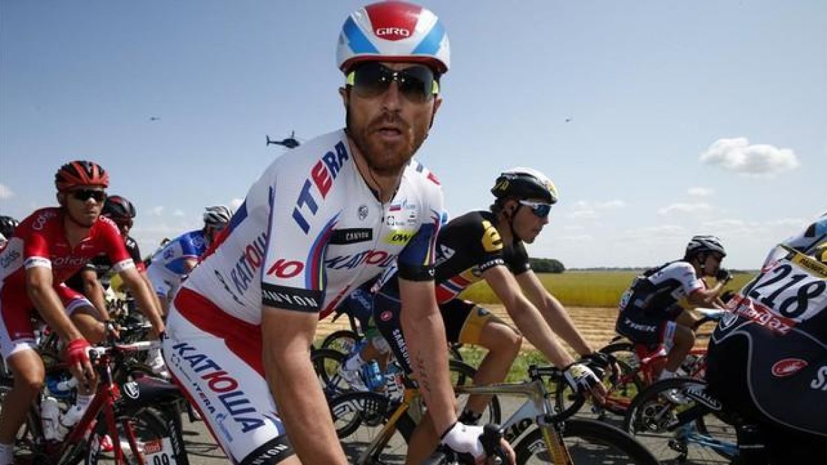 Luca Paolini, del Katusha, en el último Tour.-REUTERS / BENOIT TESSIER