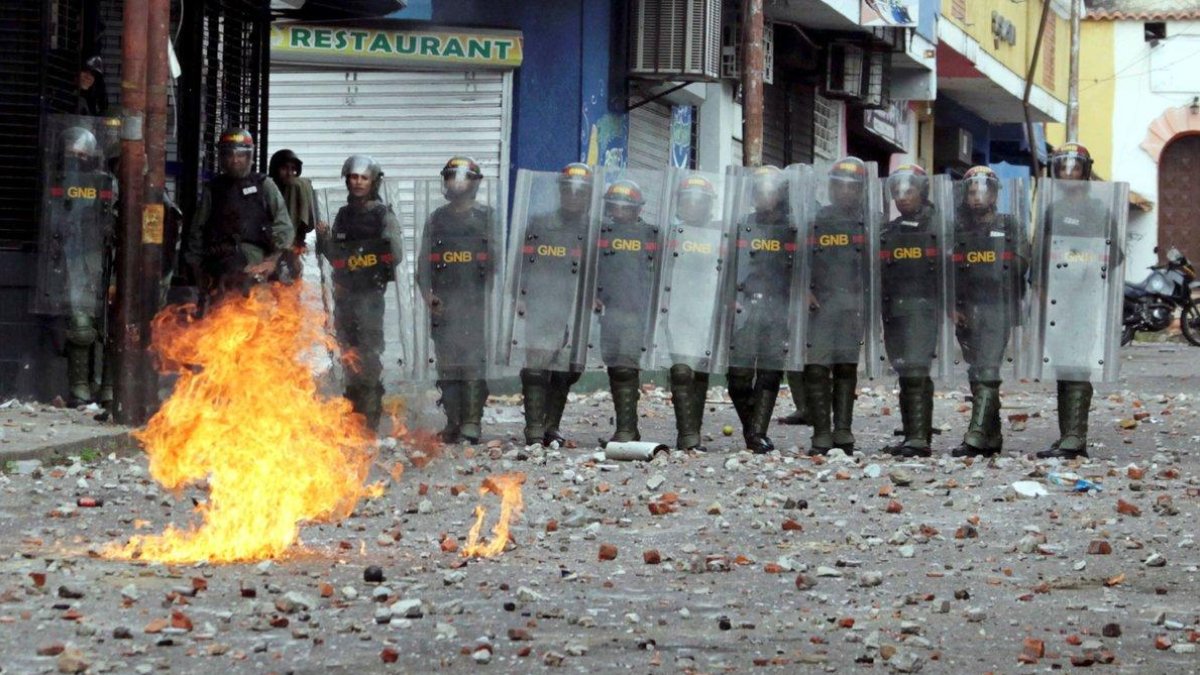 Incidentes en Venezuela, hace unas semanas.-REUTERS