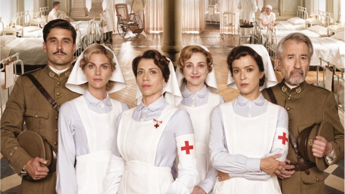 Imagen promocional de los protagonistas de la nueva serie de Antena 3 Tiempos de guerra.-EL PERIÓDICO
