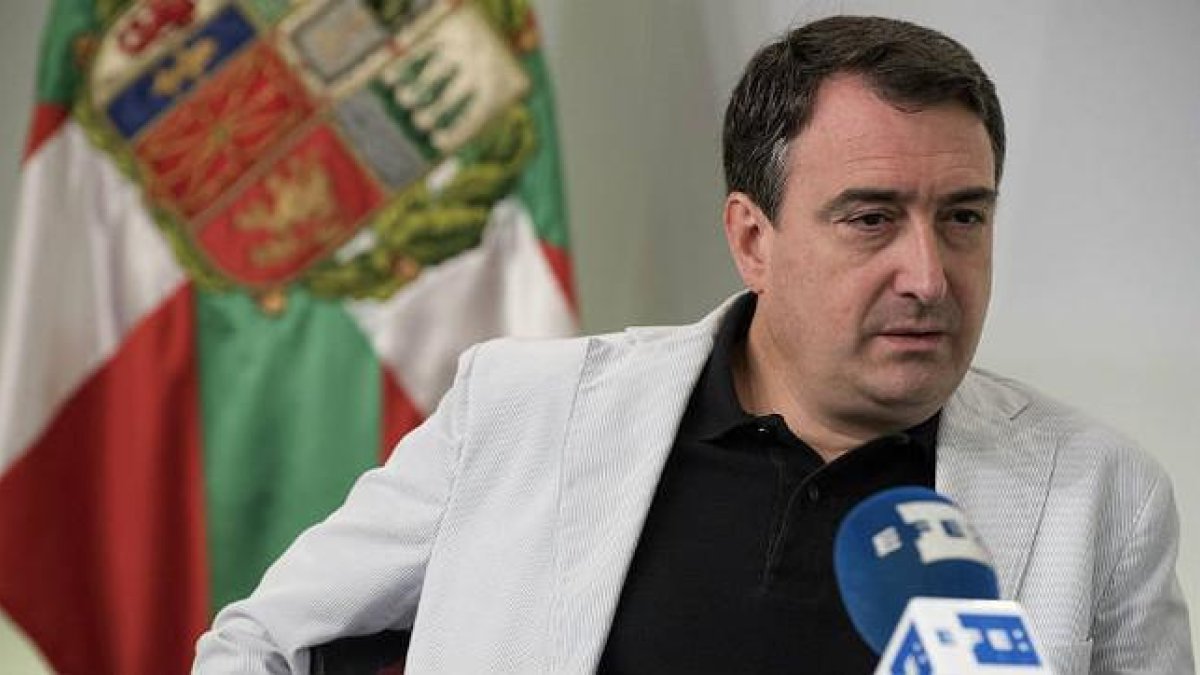 El portavoz del PNV en el Congreso de los Diputados, Aitor Esteban, en una entrevista con Efe.-EFE / MIGUEL TOÑA