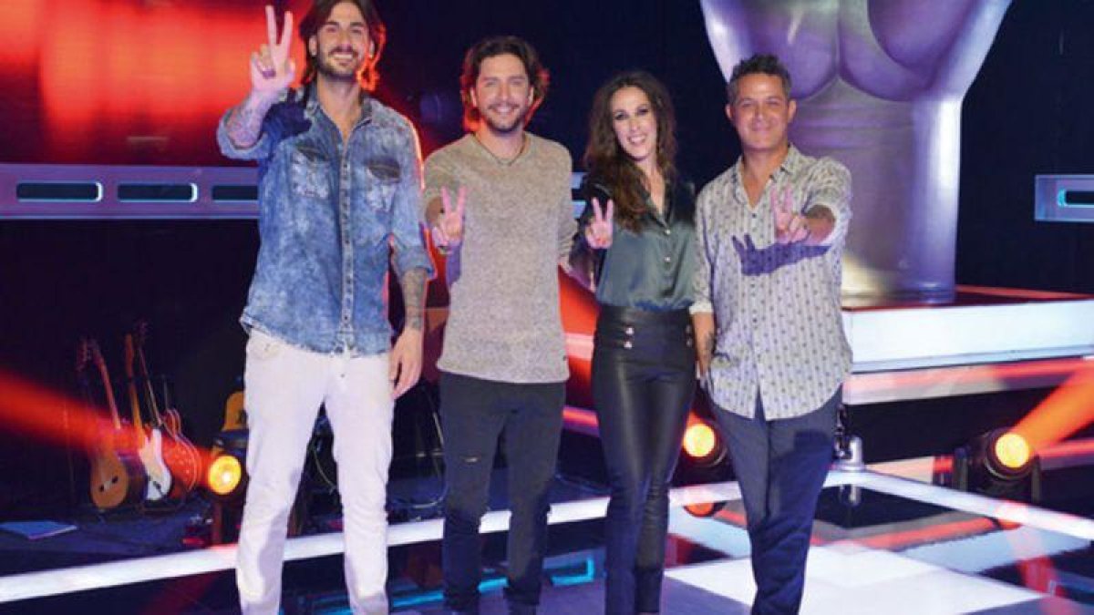 Melendi, Manuel Carrasco, Malú y Alejandro Sanz, los 'coaches' de 'La voz 4'.-MEDIASET
