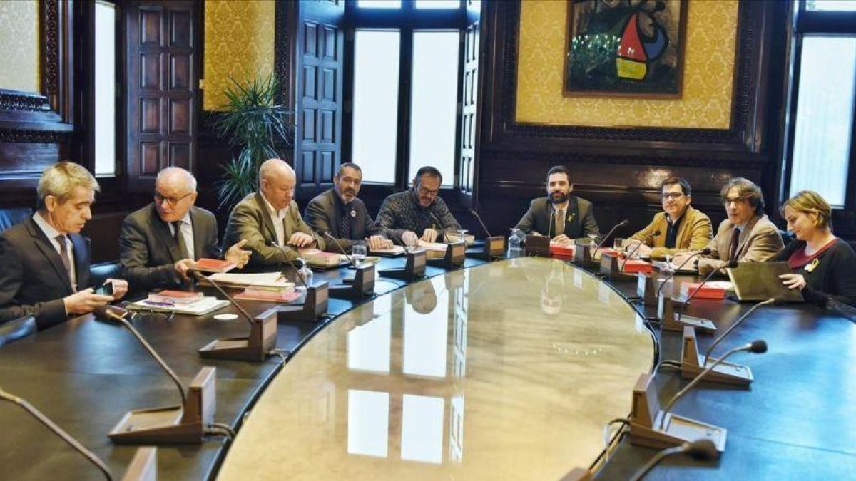 Reunión de la Mesa del Parlament.-FERRAN SENDRA