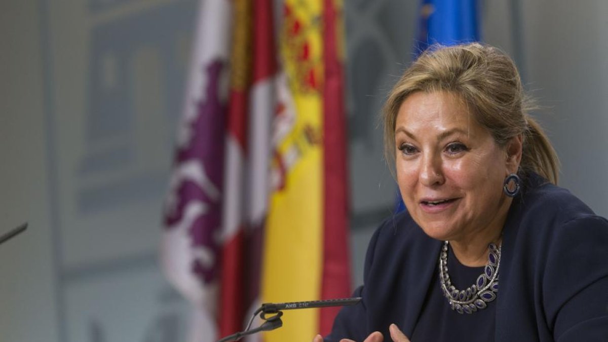 La vicepresidenta y portavoz de la Junta de Castilla y León, Rosa Valdeón, comparece en rueda de prensa posterior al Consejo de Gobierno-Ical
