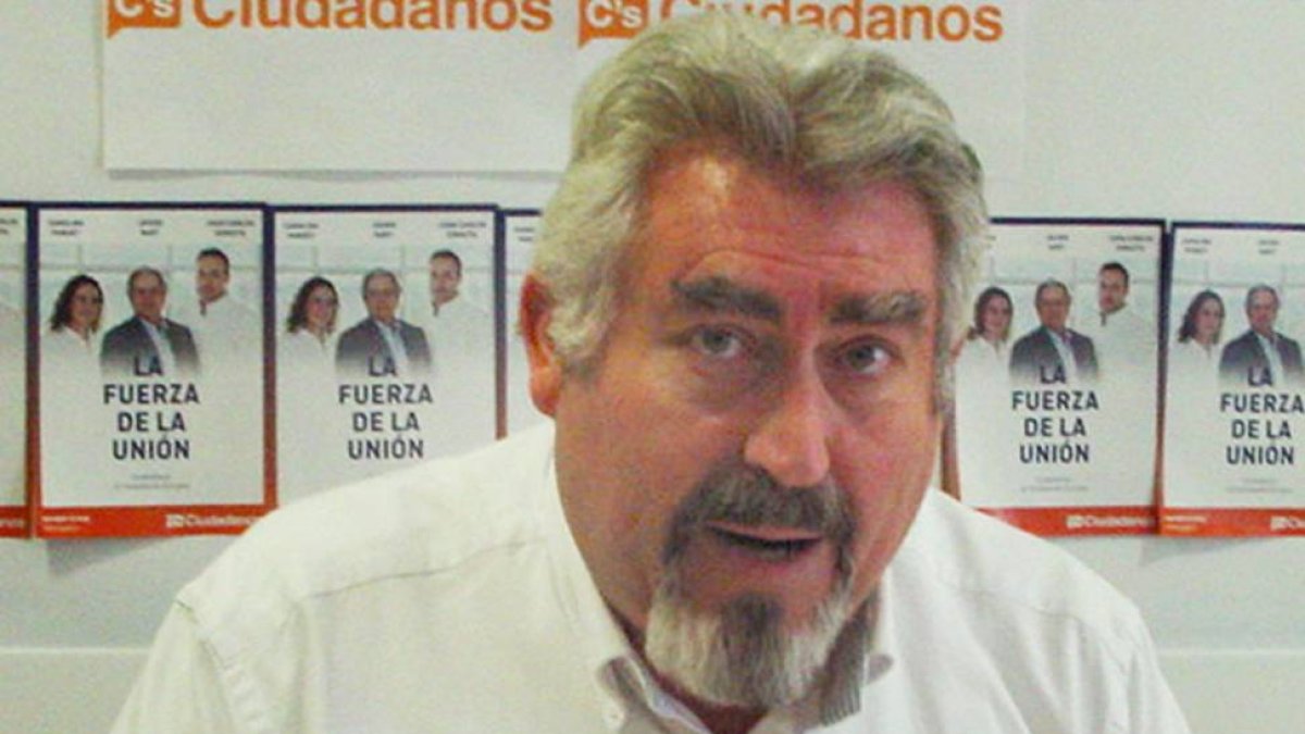 José Ignacio Delgado comparece ante los medios.-B.C.