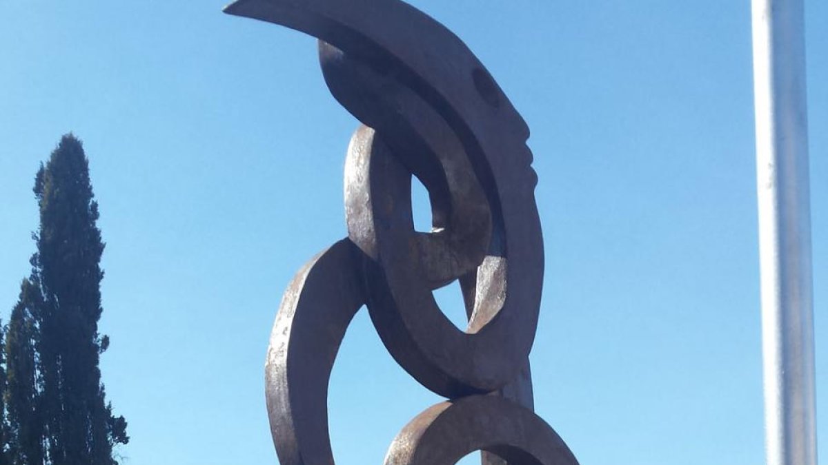 Escultura cedida por José Peña Bravo.-L. VELÁZQUEZ