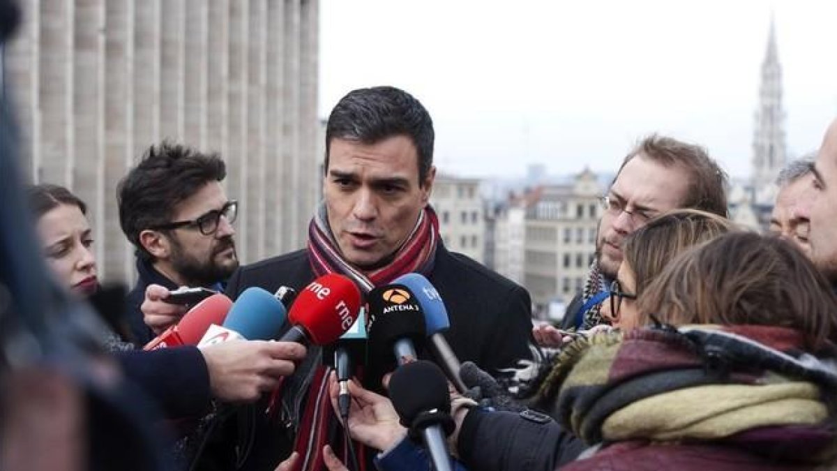 Pedro Sánchez, el pasado jueves en Bruselas.-EFE / HORST WAGNER
