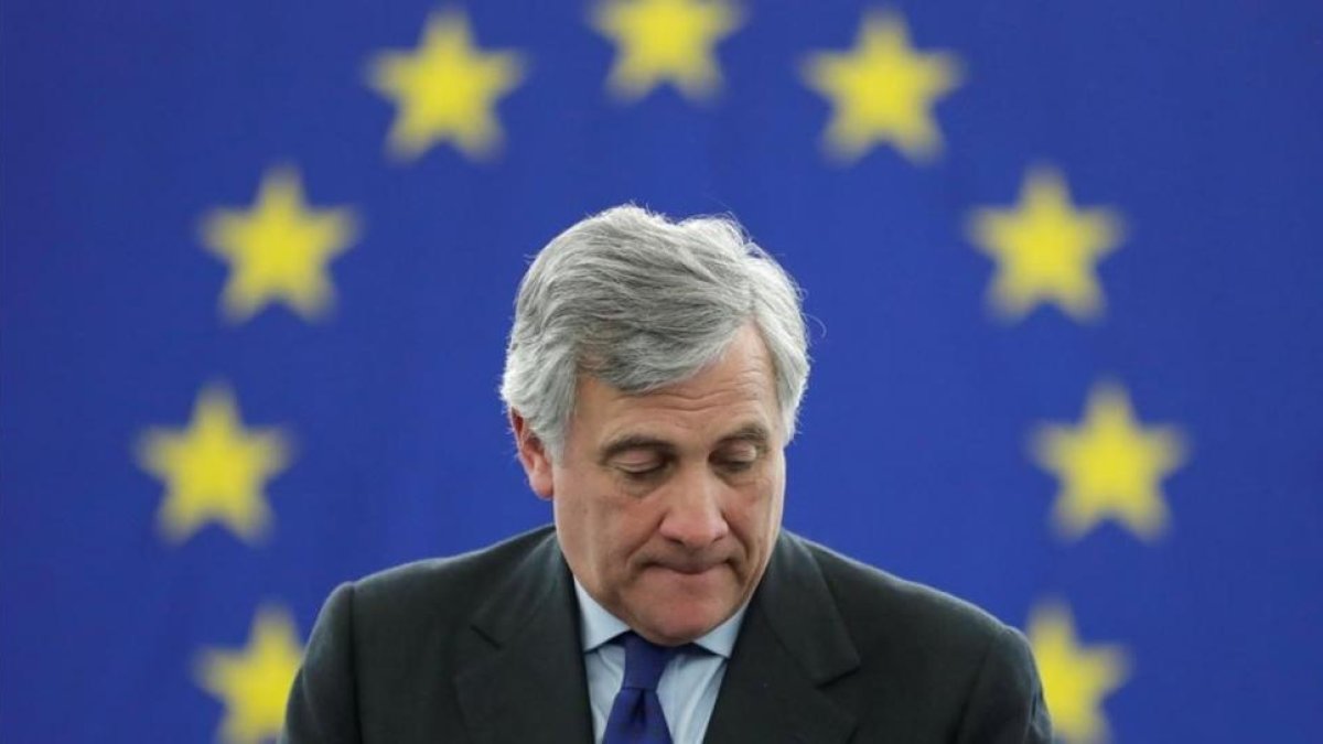 El presidente del Parlamento Europeo, Antonio Tajani.-CHRISTIAN HARTMANN (REUTERS)