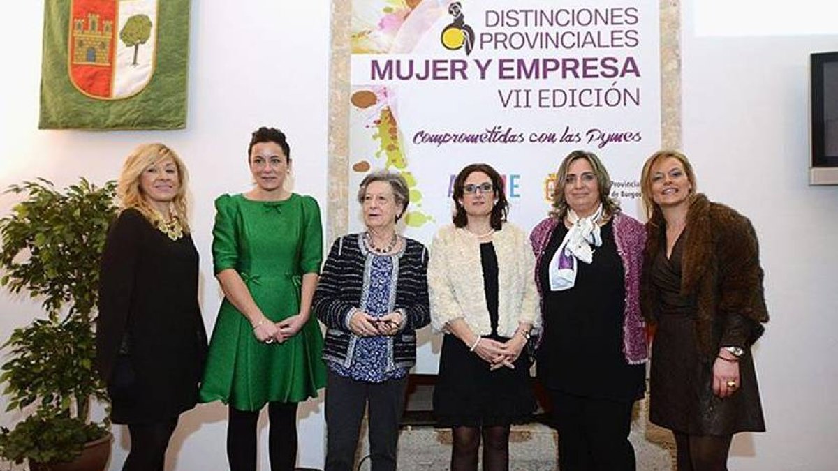 Imagen de las ganadoras de la última edición del premio ‘Mujer Empresaria’-ECB