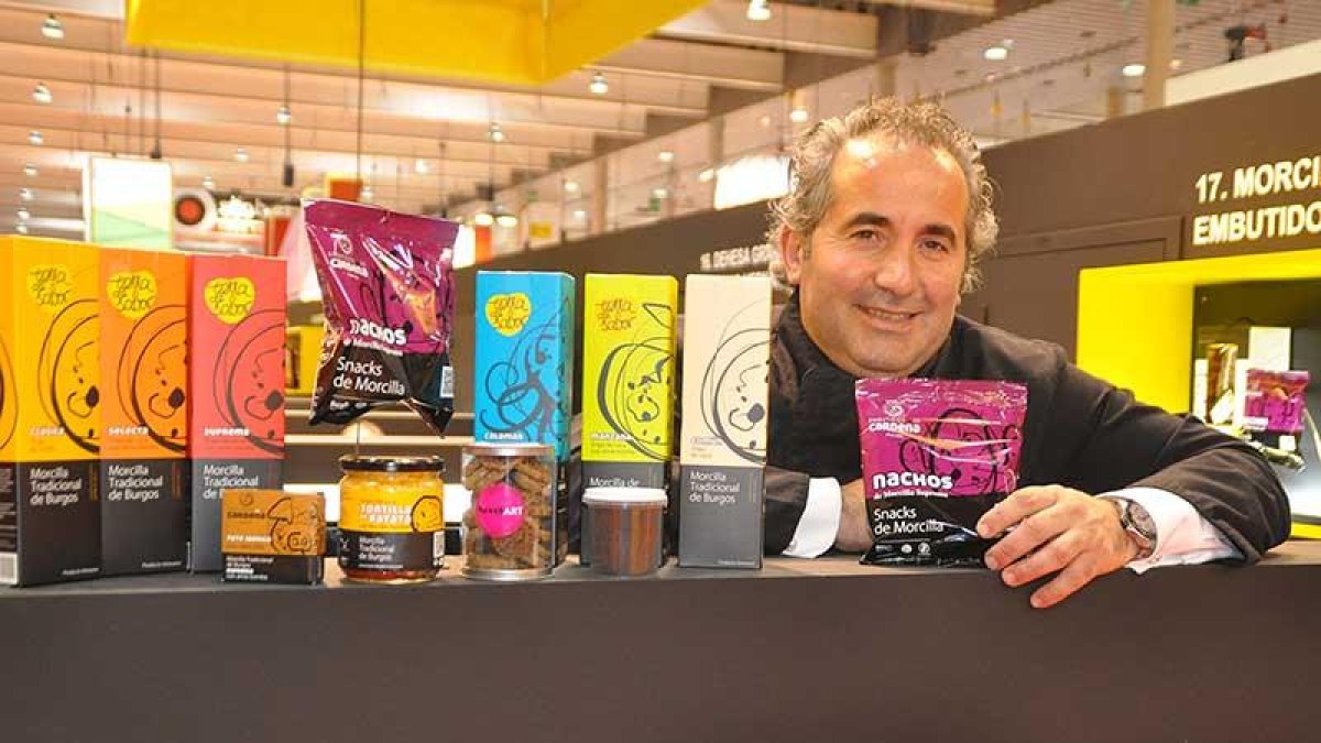 Roberto Da Silva es uno de los representantes de Burgos Alimenta.-ECB