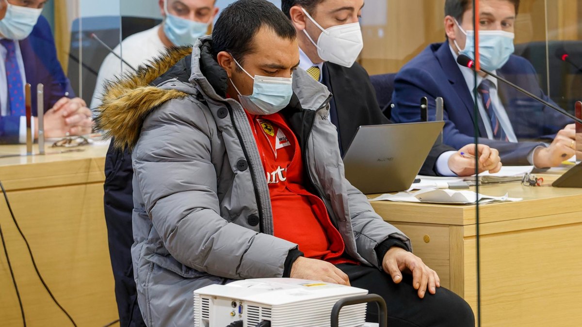 Imagen del acusado durante el juicio. SANTI OTERO