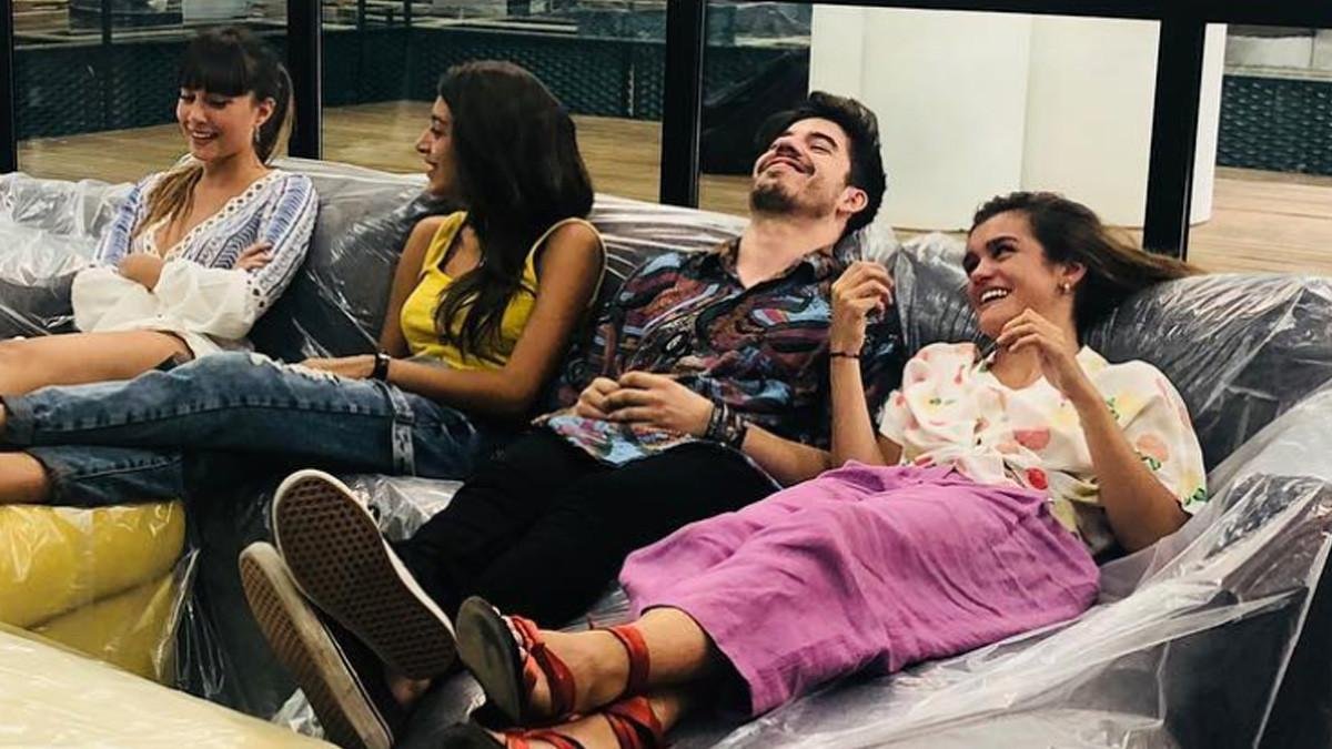 Aitana, Ana, Roi y Amaia.-