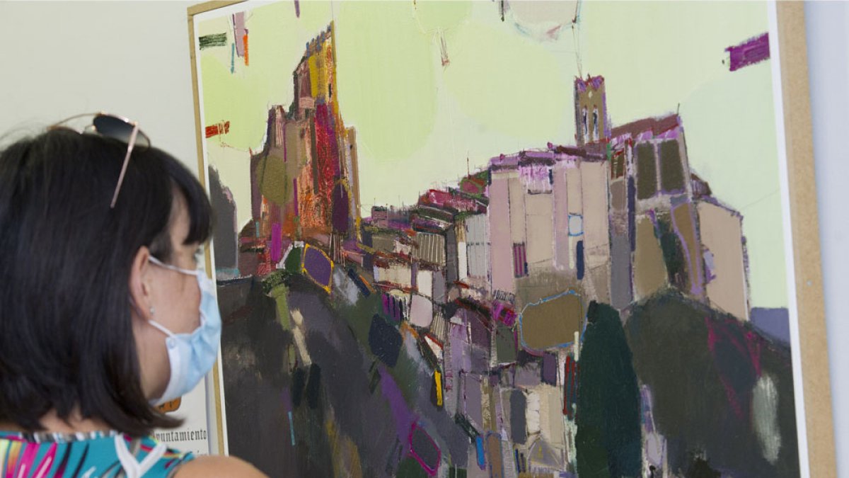 Primer premio del concurso, ‘Frías en verano’, de José Manuel Aznar . ISRAEL L. MURILLO