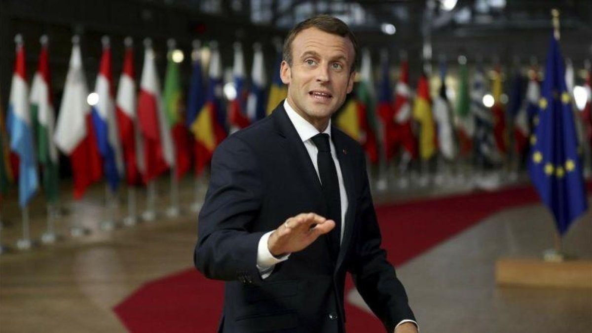 El presidente francés, Emmanuel Macron, el pasado octubre, en Bruselas.-AP / FRANCISCO SECO
