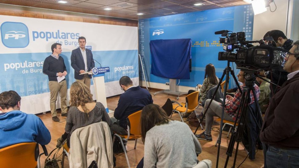 La convención ntermunicipal del PP de Burgos se presentó ayer en el mismo lugar en que se celebra hoy.-I. L. MURILLO