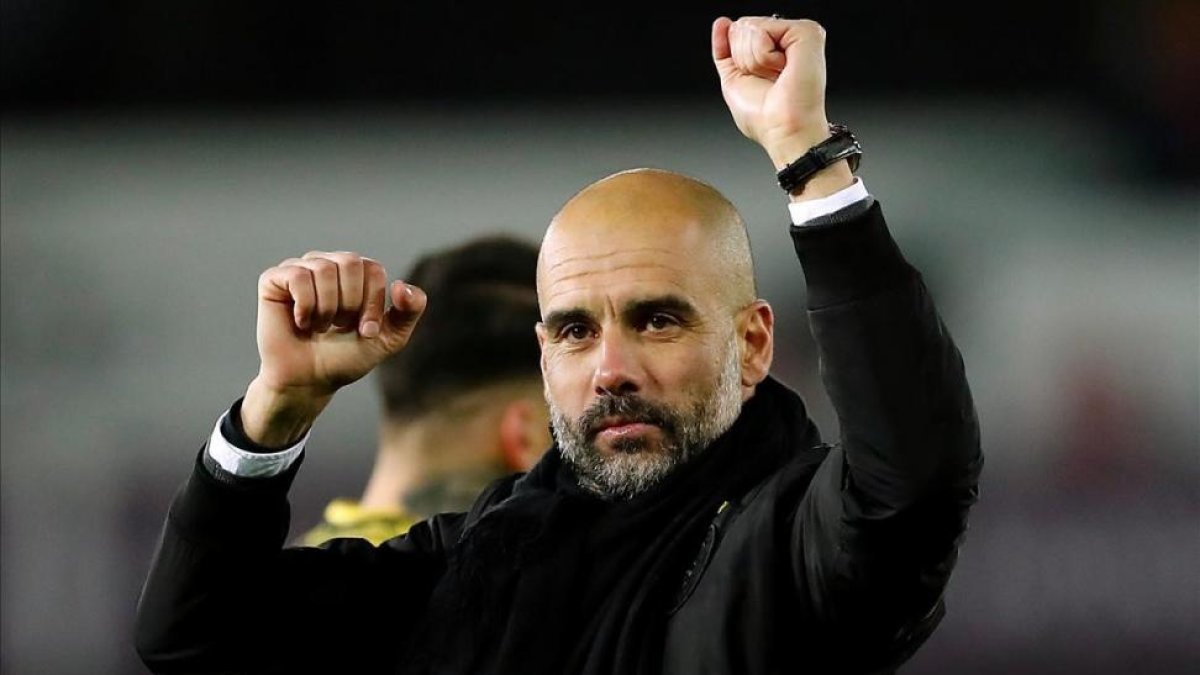 Pep Guardiola.-ANDREW BOYERS