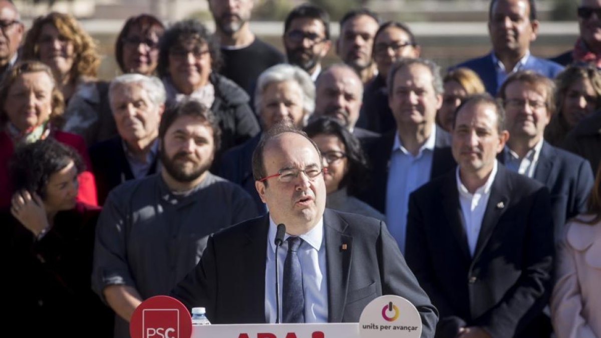 Miquel Iceta descarta reeditar un hipotético tripartito de izquierdas con ERC y los comuns /-QUIQUE GARCÍA (EFE)