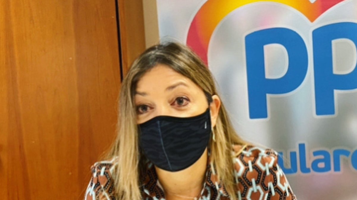 Carolina Blasco en rueda de prensa telemática.
