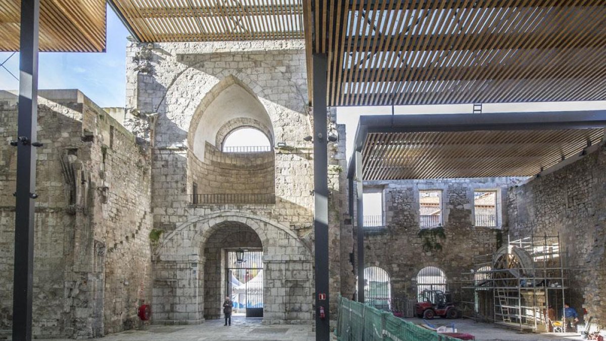 Las obras de restauración del Monasterio de San Juan se desarrollarán hasta 2020.-ISRAEL L. MURILLO