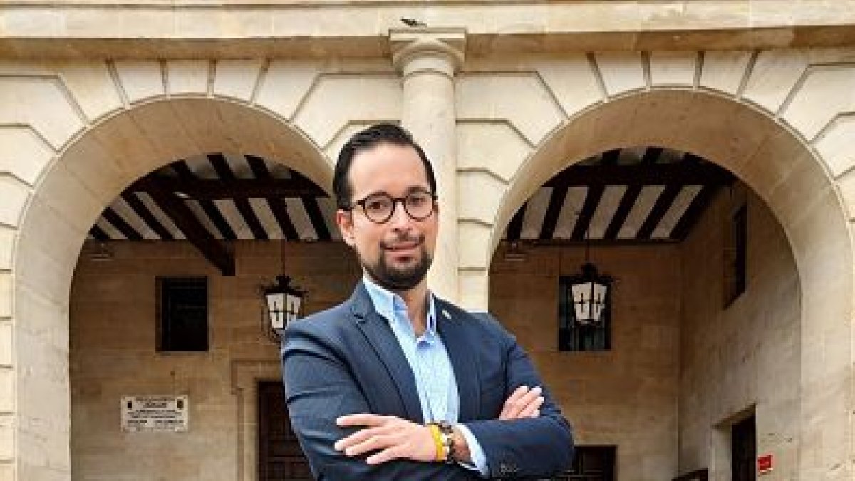 El portavoz municipal de Cs en Miranda, Sergio González. ECB