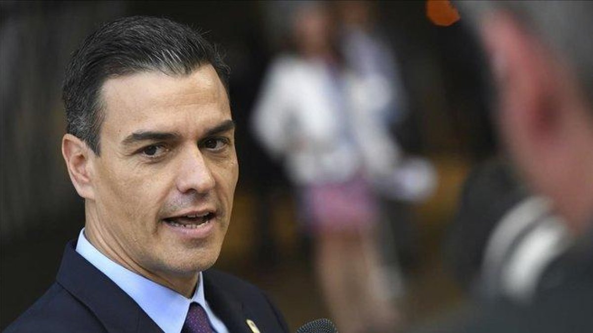 Pedro Sánchez, el pasado jueves en Bruselas.-AP PHOTO / RICCARDO PAREGGIANI