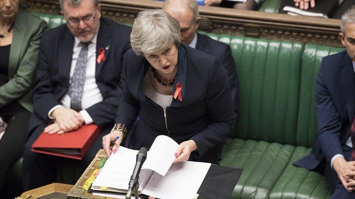 Theresa May en la BBC-