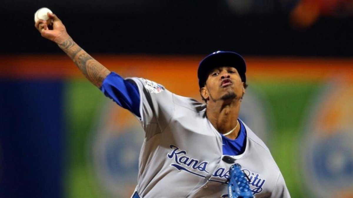 Yordano Ventura, en un partido de los Royals contra los New York Mets.-USA TODAY SPORTS