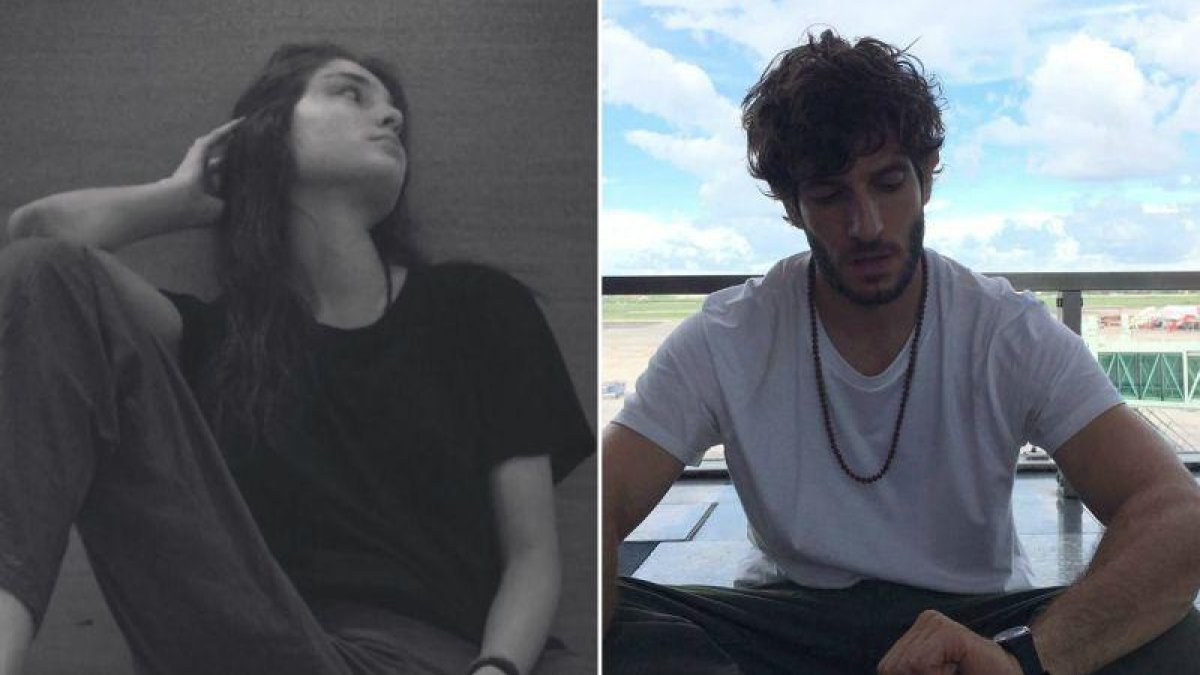 La modelo Paula Willems y el actor Quim Gutiérrez, en fotos que han colgado en sus respectivas cuentas de Instagram.-EL PERIÓDICO