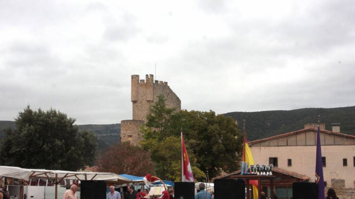 La campa del castillo de Frías acogió este importante evento ferial.-G. G.