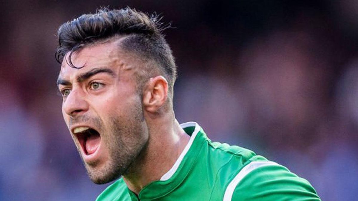 Diego Rico celebra un gol con la camiseta del Leganés.-