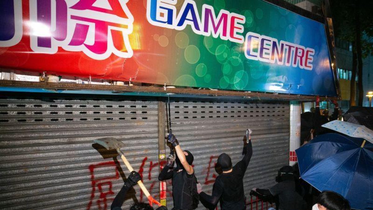 Protestas en Hong Kong.-EFE