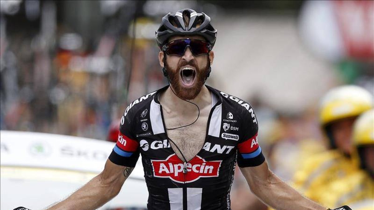 l alemán Simon Geschke firmó hoy su primera victoria en el Tour de Francia-Foto: EFE